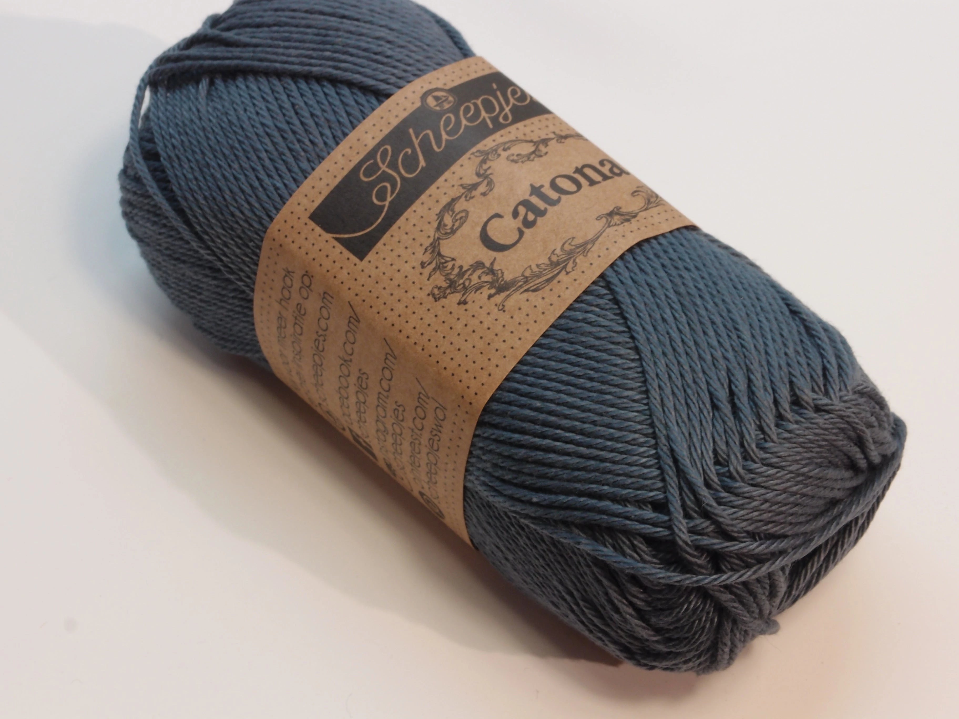 Scheepjes Catona, 393 Charcoal, lyijy