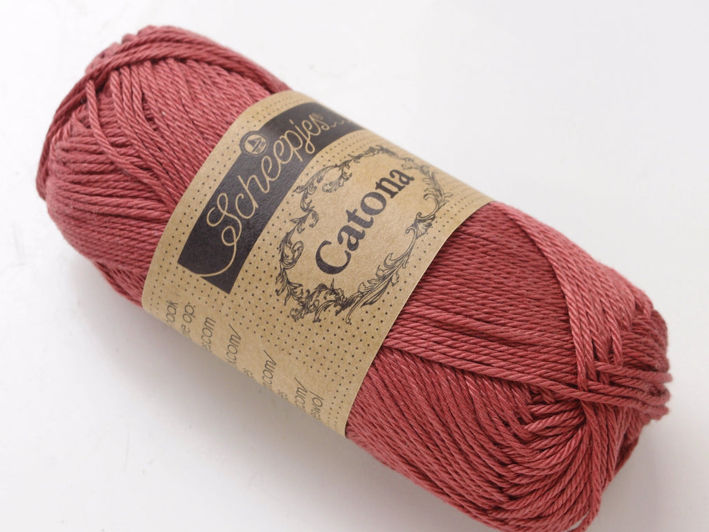 Scheepjes Catona, 396 Rose Wine, roseeviini