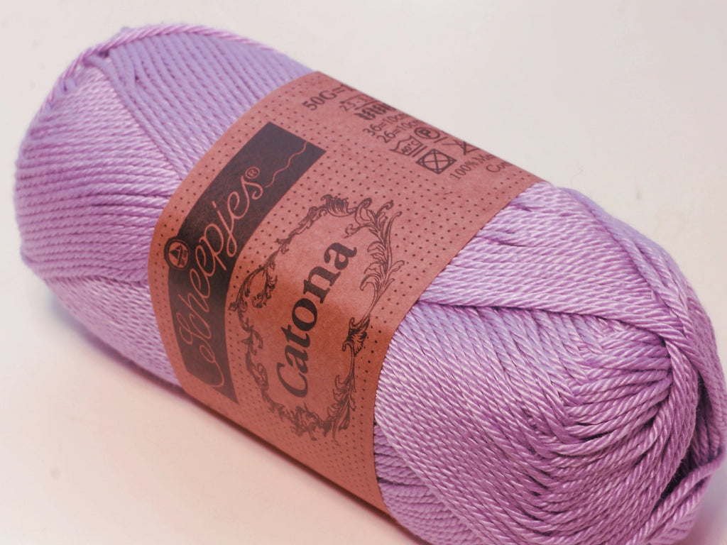 Scheepjes Catona, 520 Lavender, laventeli