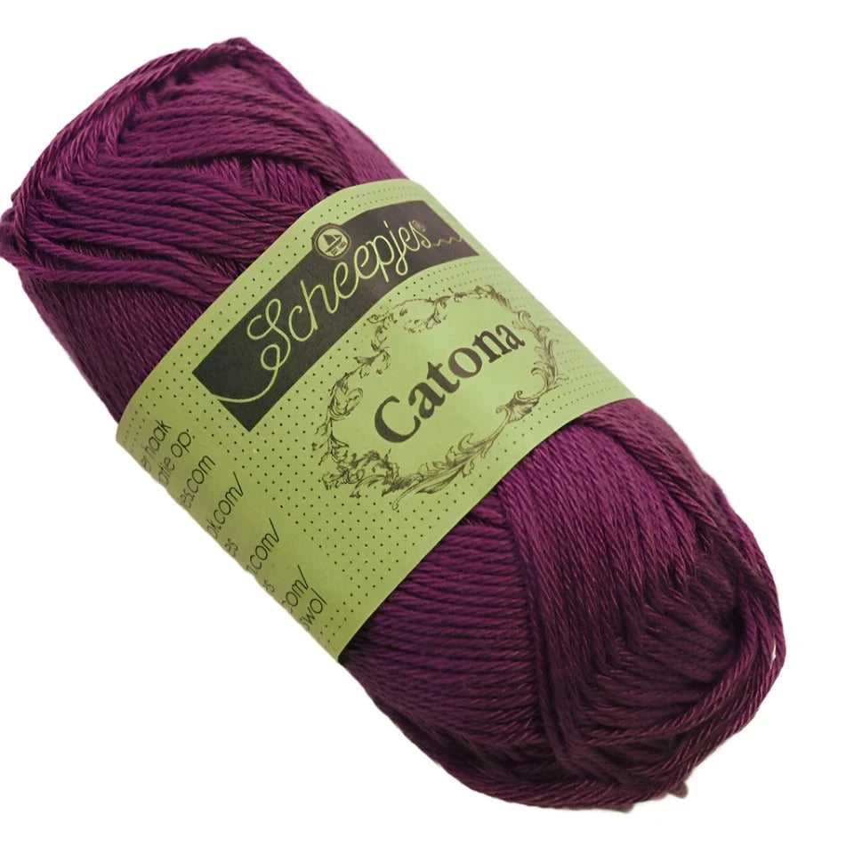 Scheepjes Catona, 521 Deep Violet