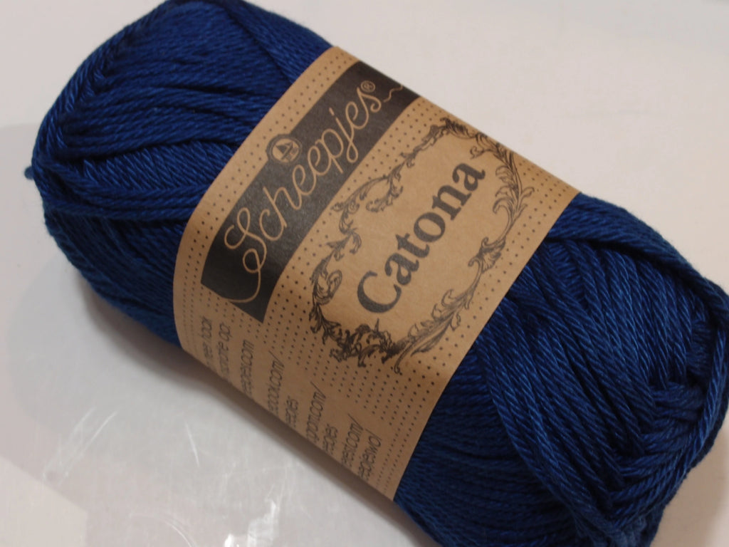 Scheepjes Catona, 527 Midnight Blue, yönsininen