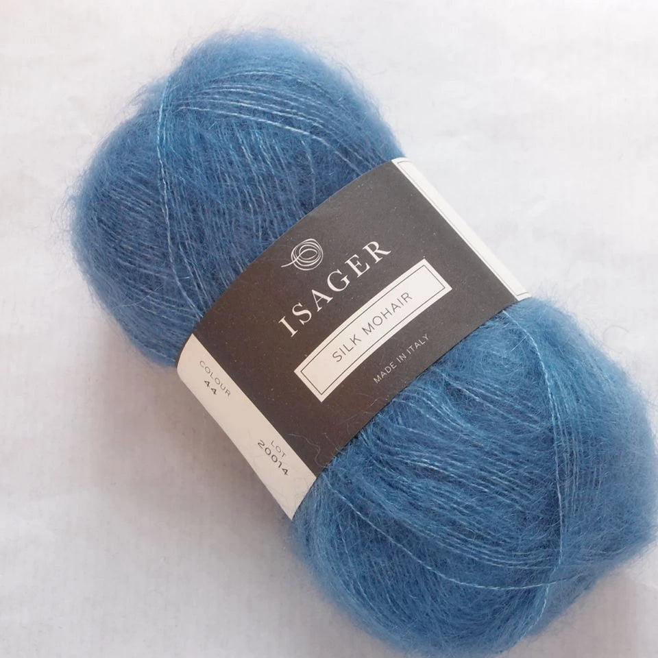 Silk Mohair Isager, 044 pellavankukka