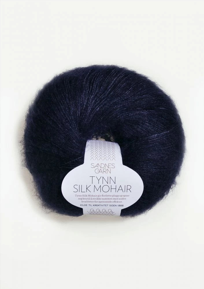 Tynn Silk Mohair Sandnes Garn, 5581 Dyp Marine