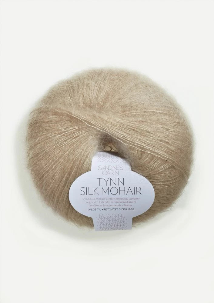 Tynn Silk Mohair Sandnes Garn, 3021 Lys Beige