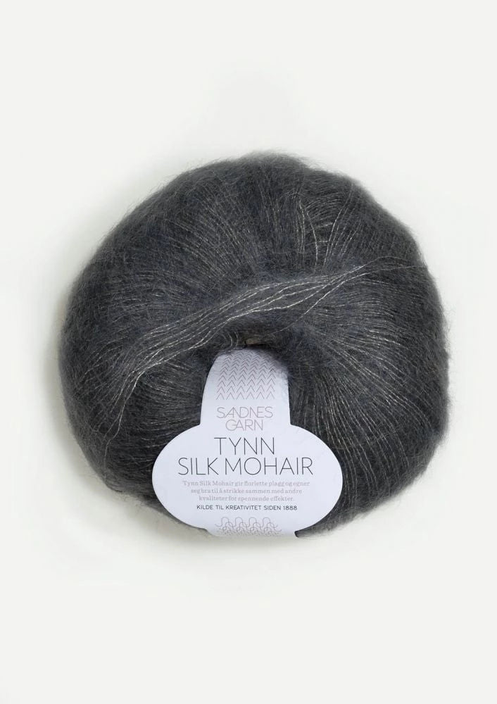 Tynn Silk Mohair Sandnes Garn, 6707 Stålgrå