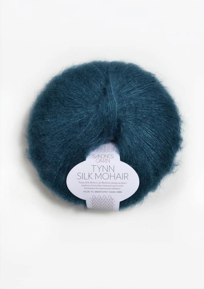 Tynn Silk Mohair Sandnes Garn, 6564 Petrol