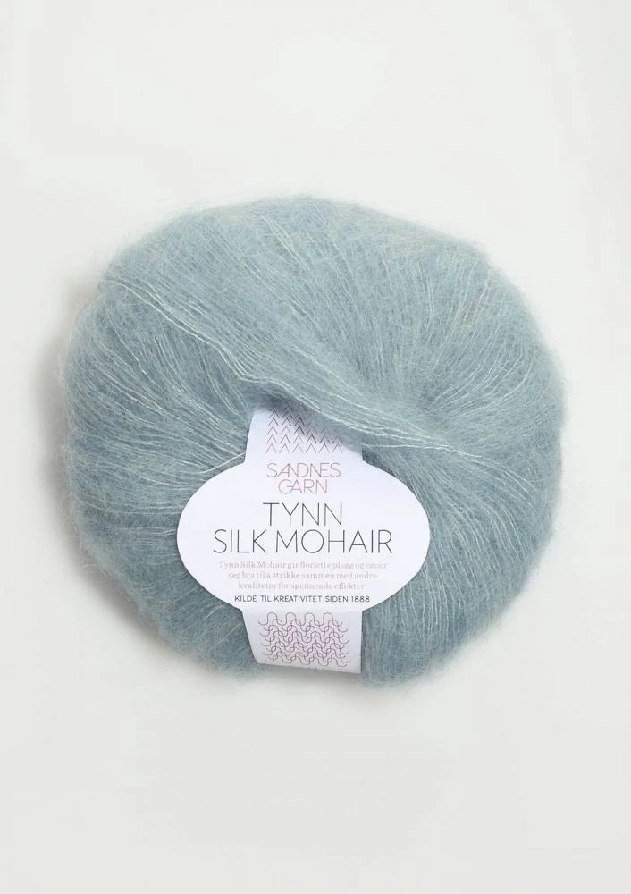 Tynn Silk Mohair Sandnes Garn, 7210 Stövet Petrol Melert