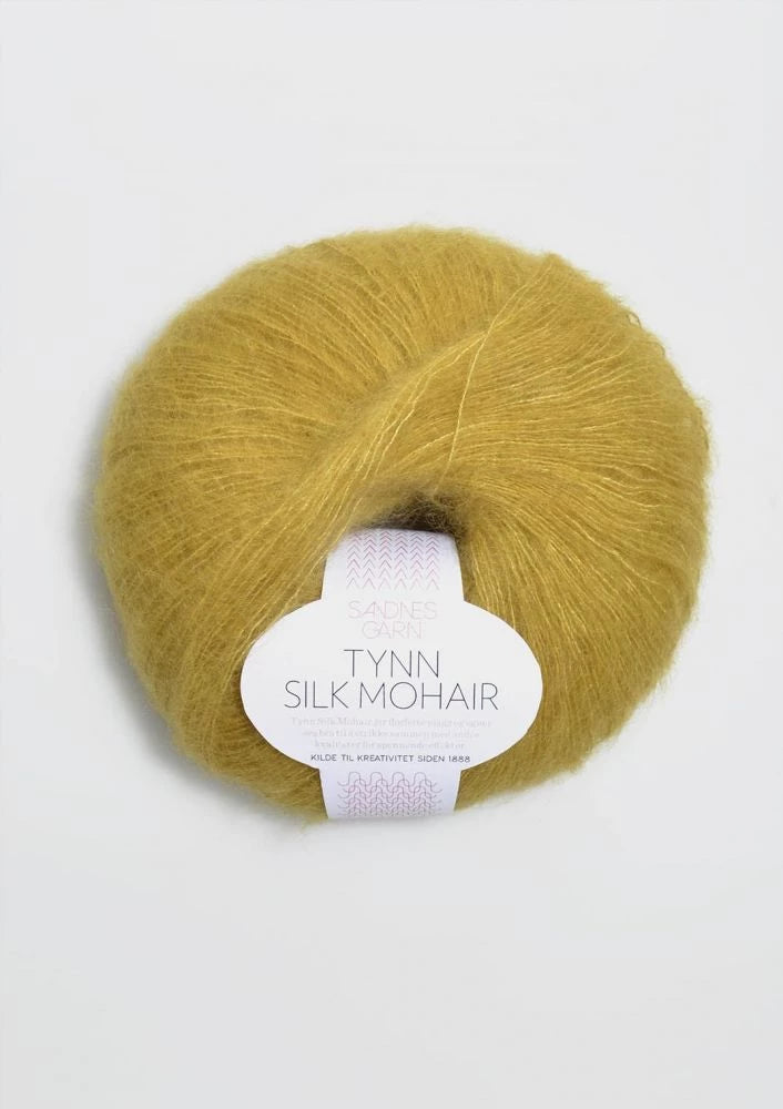 Tynn Silk Mohair Sandnes Garn, 2024 Gulgrönn