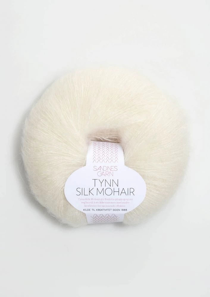 Tynn Silk Mohair Sandnes Garn, 1012 Natur