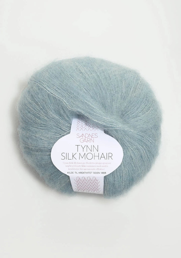 Tynn Silk Mohair Sandnes Garn, 7210 STOVET PETROL MELERT