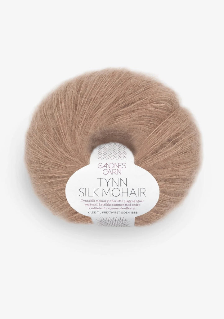 Tynn Silk Mohair Sandnes Garn, 3041 LYS EIKENÖTT