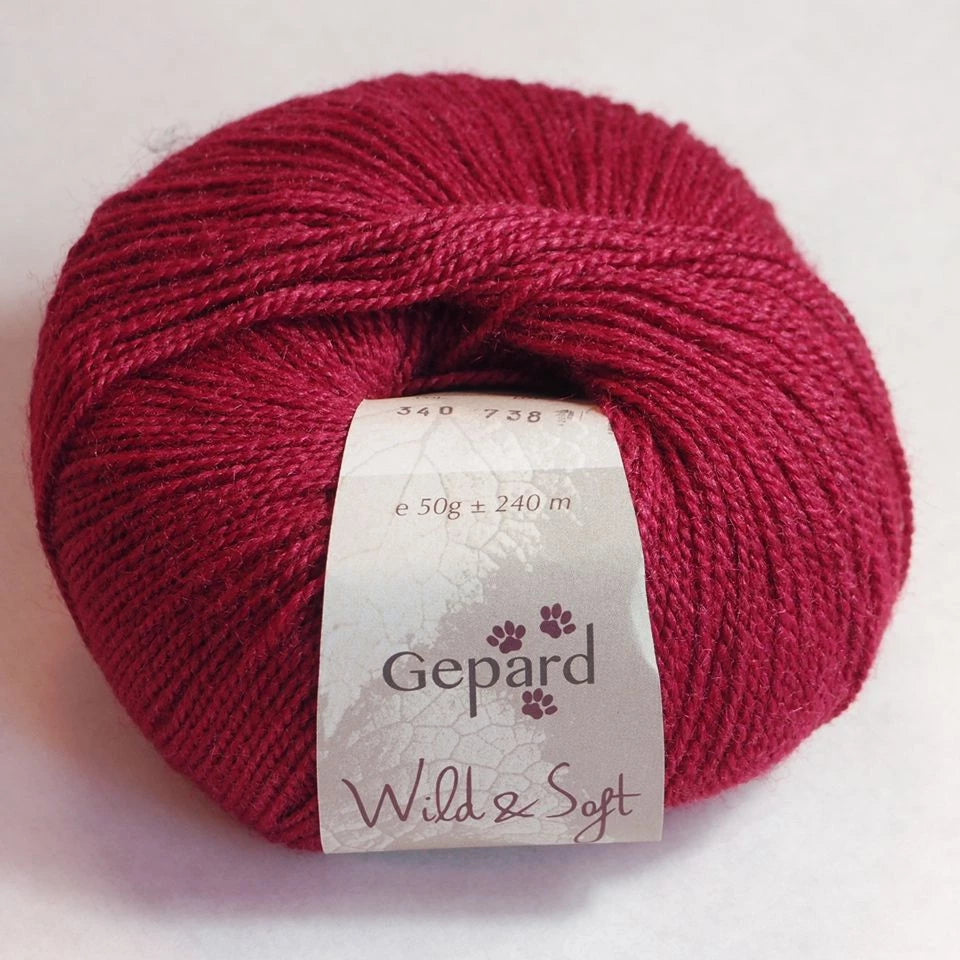 Wild & Soft, Gepard Garn 340 Vadelma