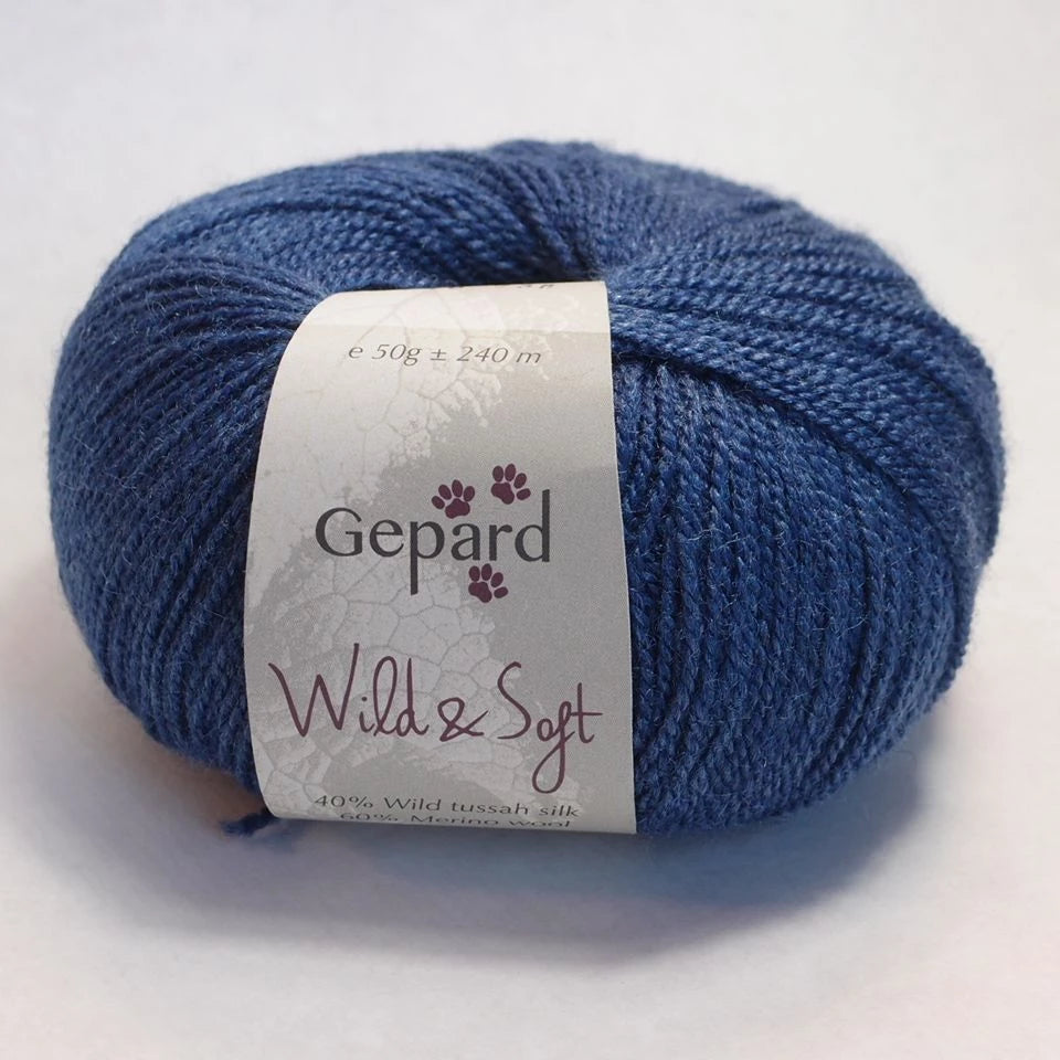 Wild & Soft, Gepard Garn 746 Jeansblå