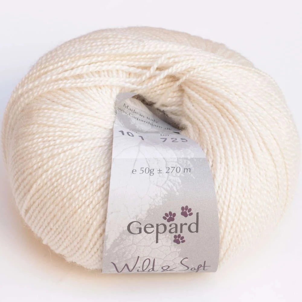 Wild & Soft, Gepard Garn 101 Valkoinen