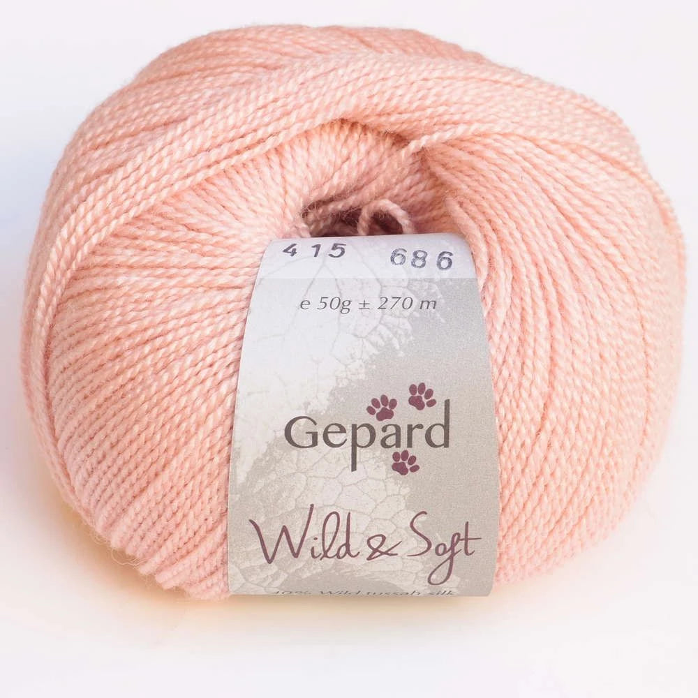 Wild & Soft, Gepard Garn 415 Lyseröd