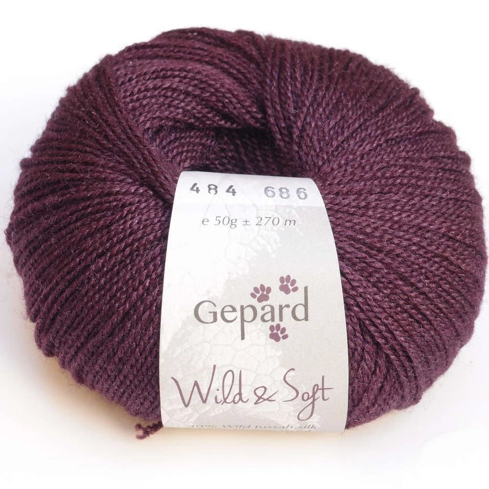 Wild & Soft, Gepard Garn 484 Aubergine